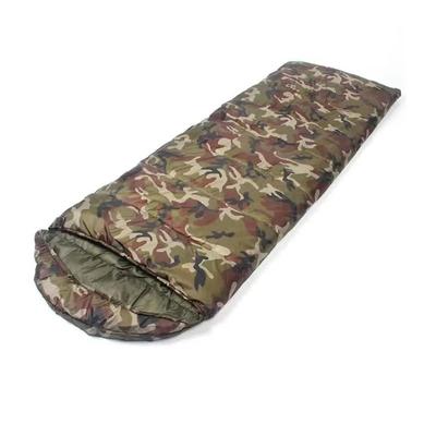 Sacco a pelo invernale da campeggio militare mimetico ultraleggero impermeabile portatile con cappello, coperta calda