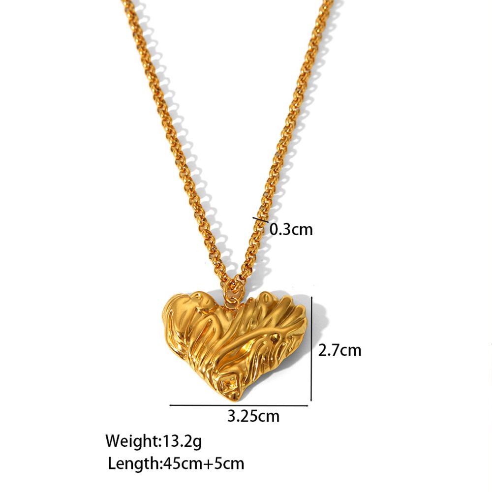 Yori Trendy Heart Butterfly Fashion Pendant Clavicle Necklace for Women Stylish Unique Rust Proof Metal Daily Neck Jewelry Bijou