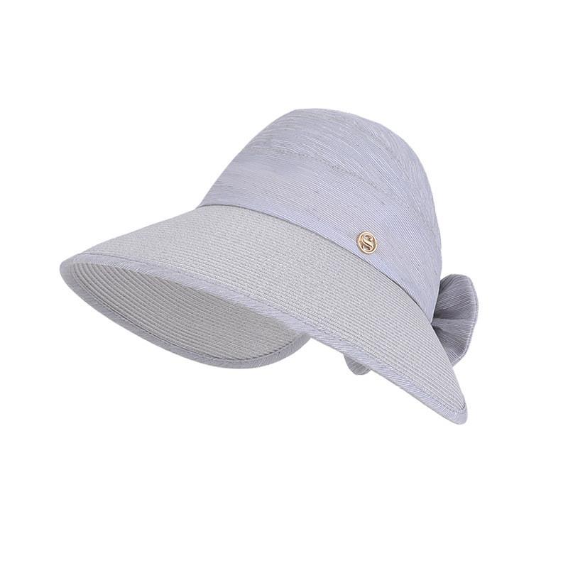 Chapeau de Soleil d'Été en Paille à Large Bord avec Ajustement Réglable pour Femmes Protection Solaire Extérieure