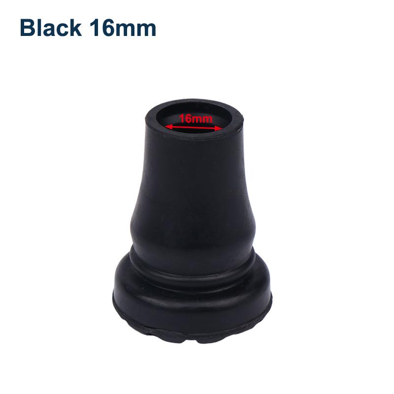 16/19Mm Crutch Ferrules End Safety Soft Replacement Rubber Tip Cane Walking Stick Crutches Mobility Aid