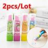 2 Pieces/lot Random Eraser Pencil Drawing High Quality School Supplies Kids Learning Supplies Kids Eraser Cute Stationery