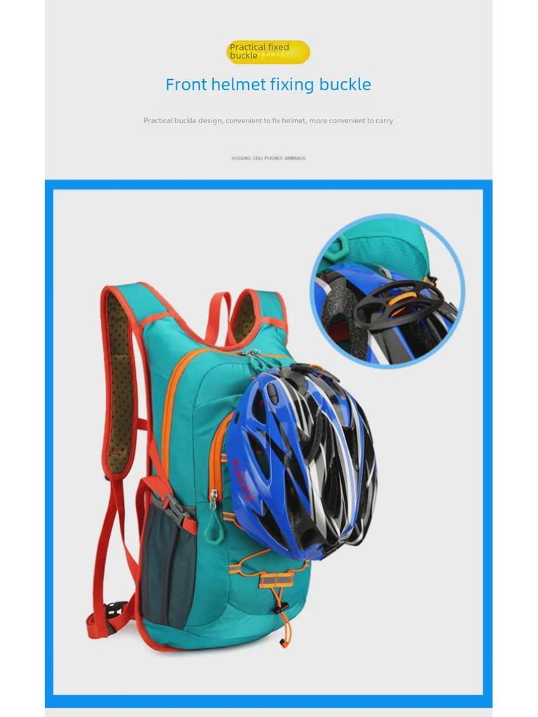 Voděodolný cyklistický cestovní batoh s velkou kapacitou 2024 - odolný polyester pro venkovní sporty