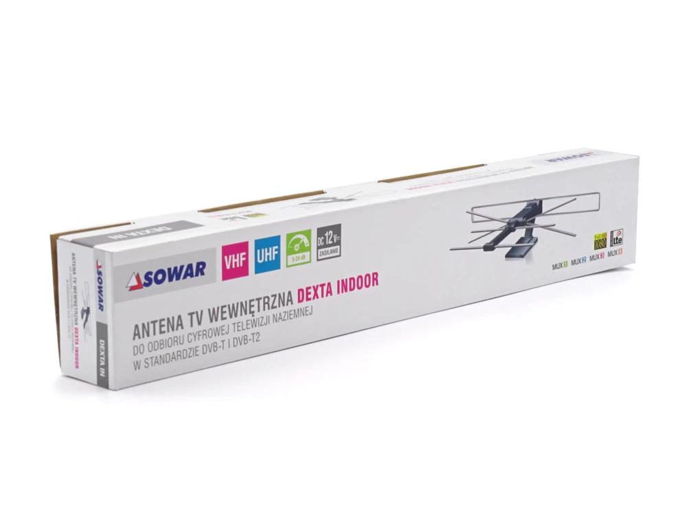 Antenna indoor VHF/UHF sowar dexta IN