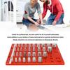 Nut and Bolt Screw Checker, 34 inch and Metric Nut and Bolt Identification Gauge