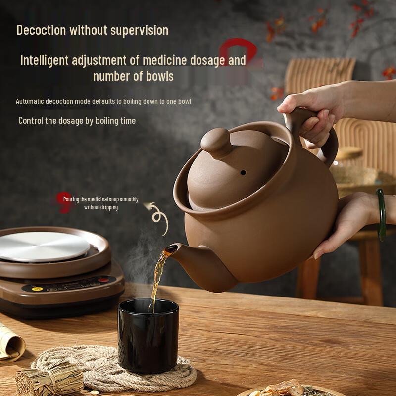 Automatic Purple Clay Herbal Medicine Pot