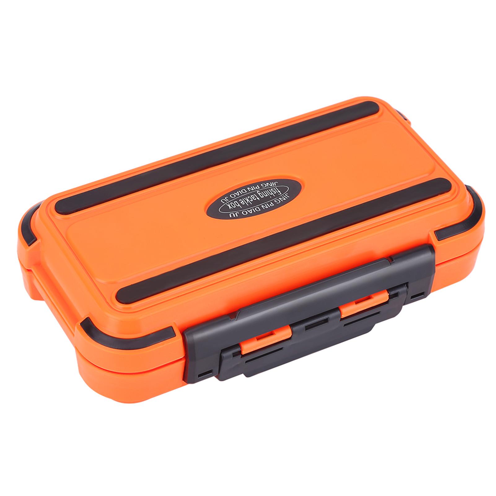 

24 Slots Fishing Tackle Accessories Gear Equipment Storage Waterproof Box Orange оранжевый