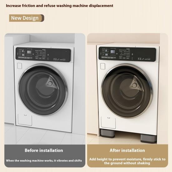 4Pcs Washing Machine Anti Vibration Pad Noise Reduction Shock Absorbing Feet