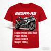 2026 New Unisexs 820RRRS Sportbike Specs Graphic TShirt Motorcycle Biker Streetwear Tee