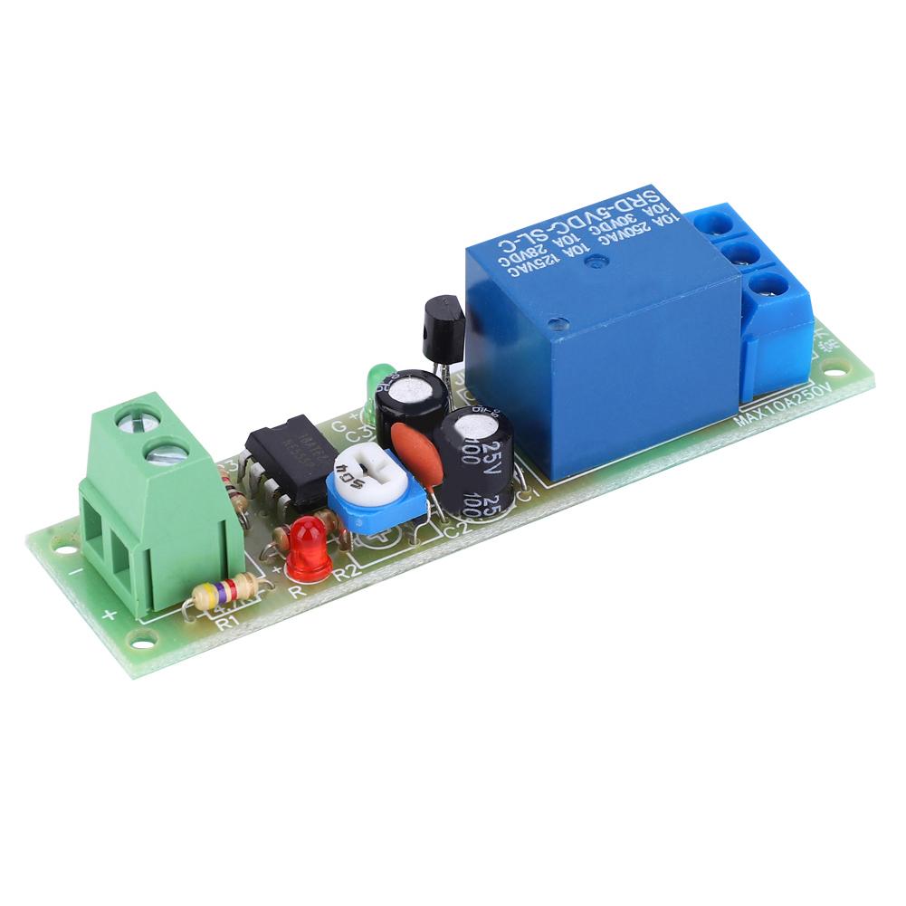 JK02 Relaismodul DC5V Triggerzeit Ausschalter Platine Modul mit Kontrollleuchte 5S