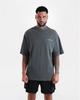 BOXRAW We Dont Play Boxing Oversized T-Shirt - Men'S M Bxrw-U-Wdpbt [Grey/Pink] (D Type)