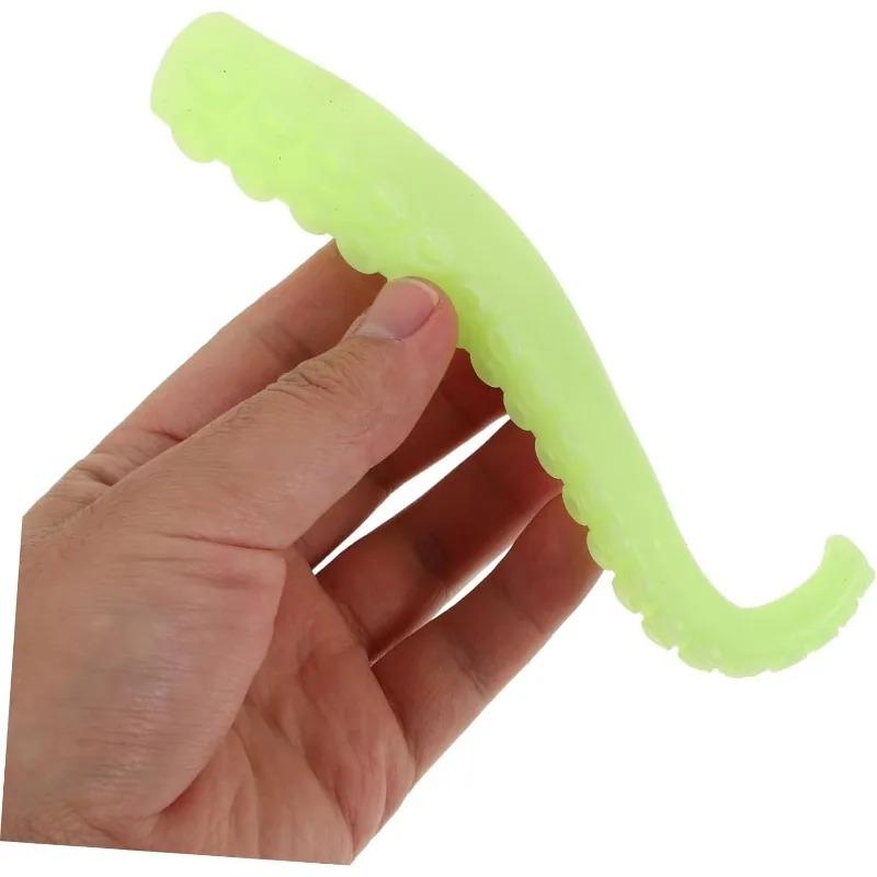 Lustige im Dunkeln leuchtende Oktopus-Tentakel Fingerpuppen Spielzeug für Kinder Geburtstagsfeier Gastgeschenke Halloween-Geschenk Pinata-Füllung