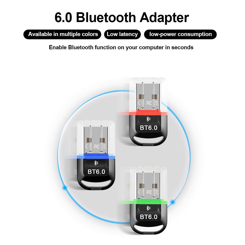 USB Bluetooth 5.4 Dongle Adapter for PC Speaker Wireless Mouse Keyboard Music Audio Receiver Transmitter Drive Free