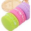 Macaron Cake Eiffel Tower Keychain Bowknot Car Keyring Bag Purse Pendant