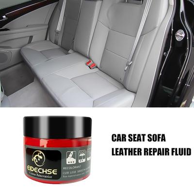 50ml Leather Repair Tool Car Seat Sofa Coats Holes Scratch Cracks No Heat Liquid Leather Steering Wheel Vinyl Repair Kit