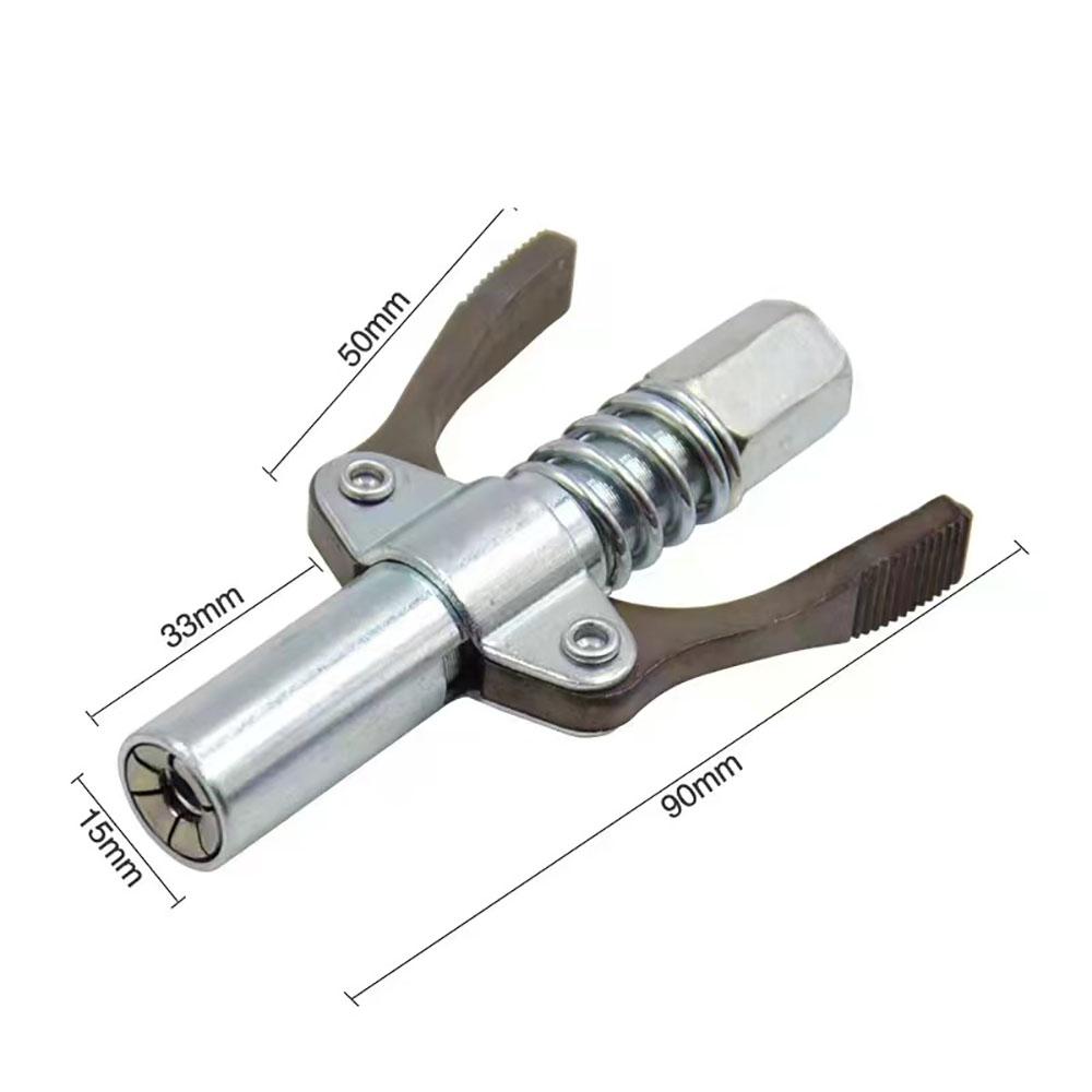 Grease Gun Hose Kit Double Handle Self-Locking Coupler Quick Release 1/8" NPT