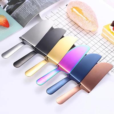 Paslanmaz Çelik Pasta Küreği Bıçağı Turta Pizza Peynir Servis Kaşığı Pasta Bölücü Bıçaklar Ekmek Küreği Pişirme Aletleri