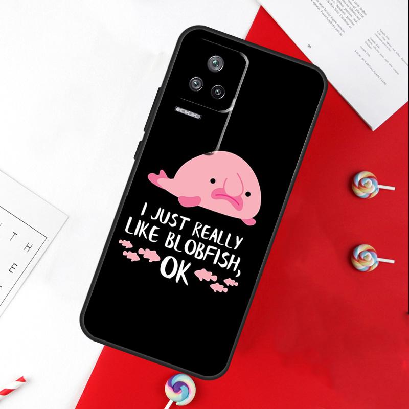 

Cute Blobfish Cover For Xiaomi 11T 12T 13T 14T Pro 13 14 15 Ultra POCO X7 Pro X3 X5 X6 F5 F6 M6 Pro Case Xiaomi 12T (12T Pro)