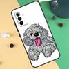 Poodle Dog Case For Samsung Galaxy A32 A52 A12 A14 A34 A54 A51 A71 A15 A25 A35 A55 A53 A33 A13 Cover