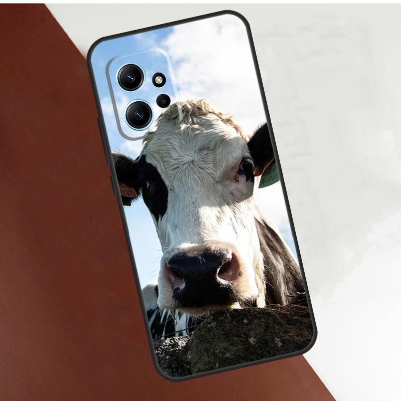 Funny Cow Face Case For Xiaomi Redmi Note 14 10 11 12 13 15 Pro Plus Cover For Redmi 15 14C 10C 12C 13C 15C