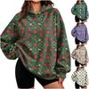 Women's Polka Dot Lightweight Hoodie, Trendy Casual Hooded Sweatshirt for Everyday Wear