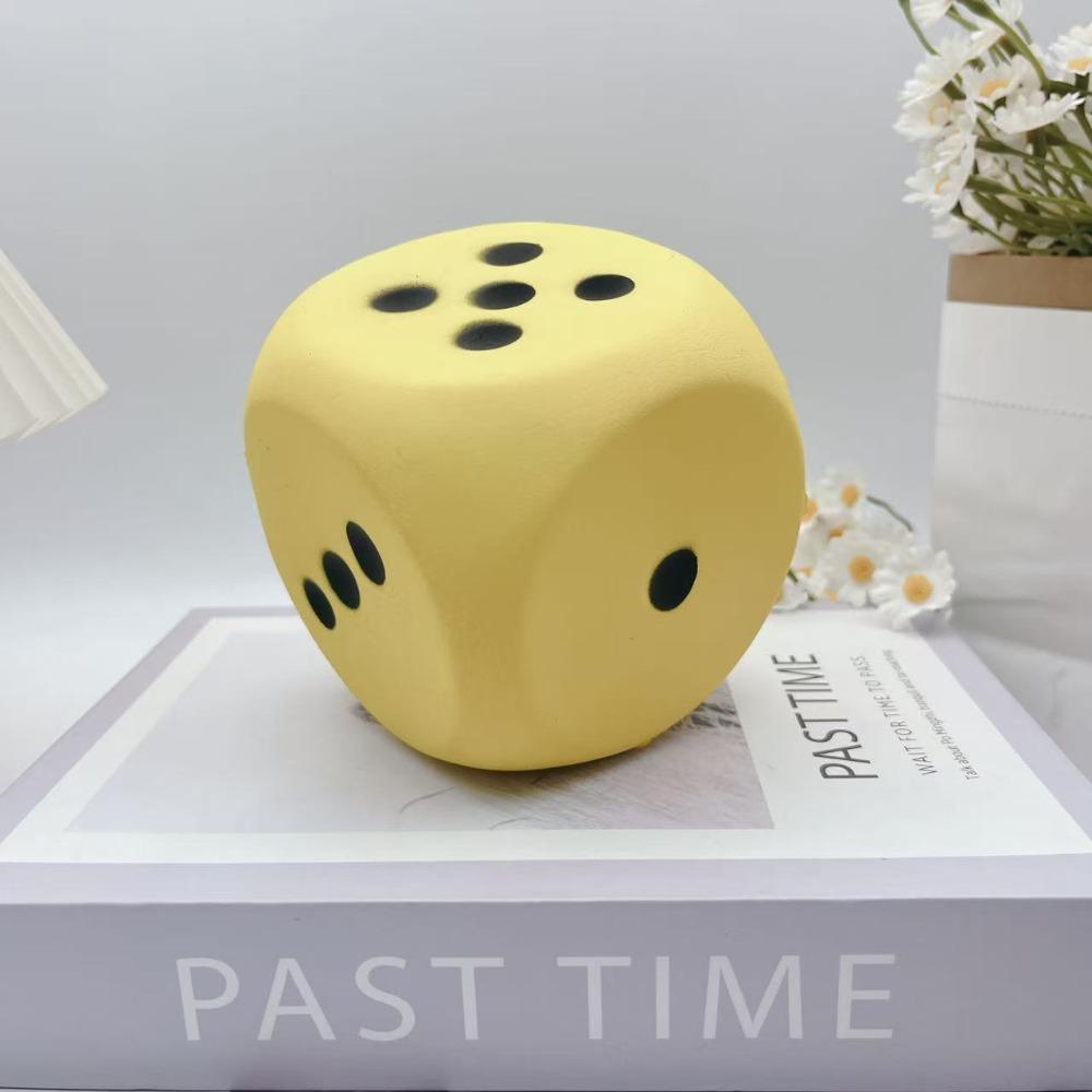 Squishy Foam Dice Stress Balls Soft Jumbo Dice Educational Learning Squeeze Anxiety Relieve Toy Gifts for Adults Kids Board Game