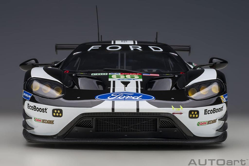 AUTOart Ford GT 2019 Le Mans 24 Hours LMGTE Pro Class Finished Product 81910 1/18 #66 Black/White