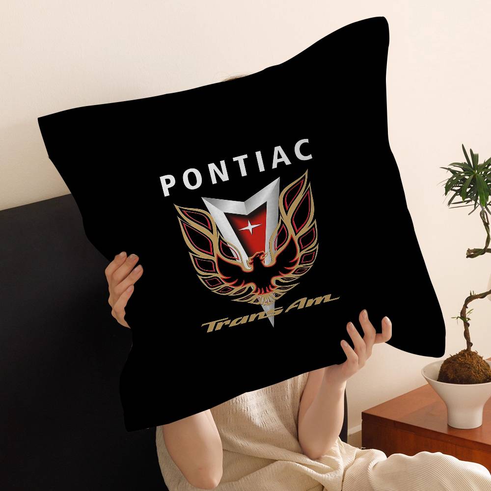Pontiac Firebird Trans Pillow Covers Cartoon Sofa Decorative Home Double-Sided Printing Short Plush Cute Cushion Cover