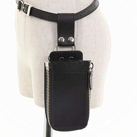 ABBEY X SHINGO KUZUNO Original Collaboration Black Logo Hideki DEEDS Professional Scissor Case Original Design by Hairstylist Abbey Case, (A-BK001)