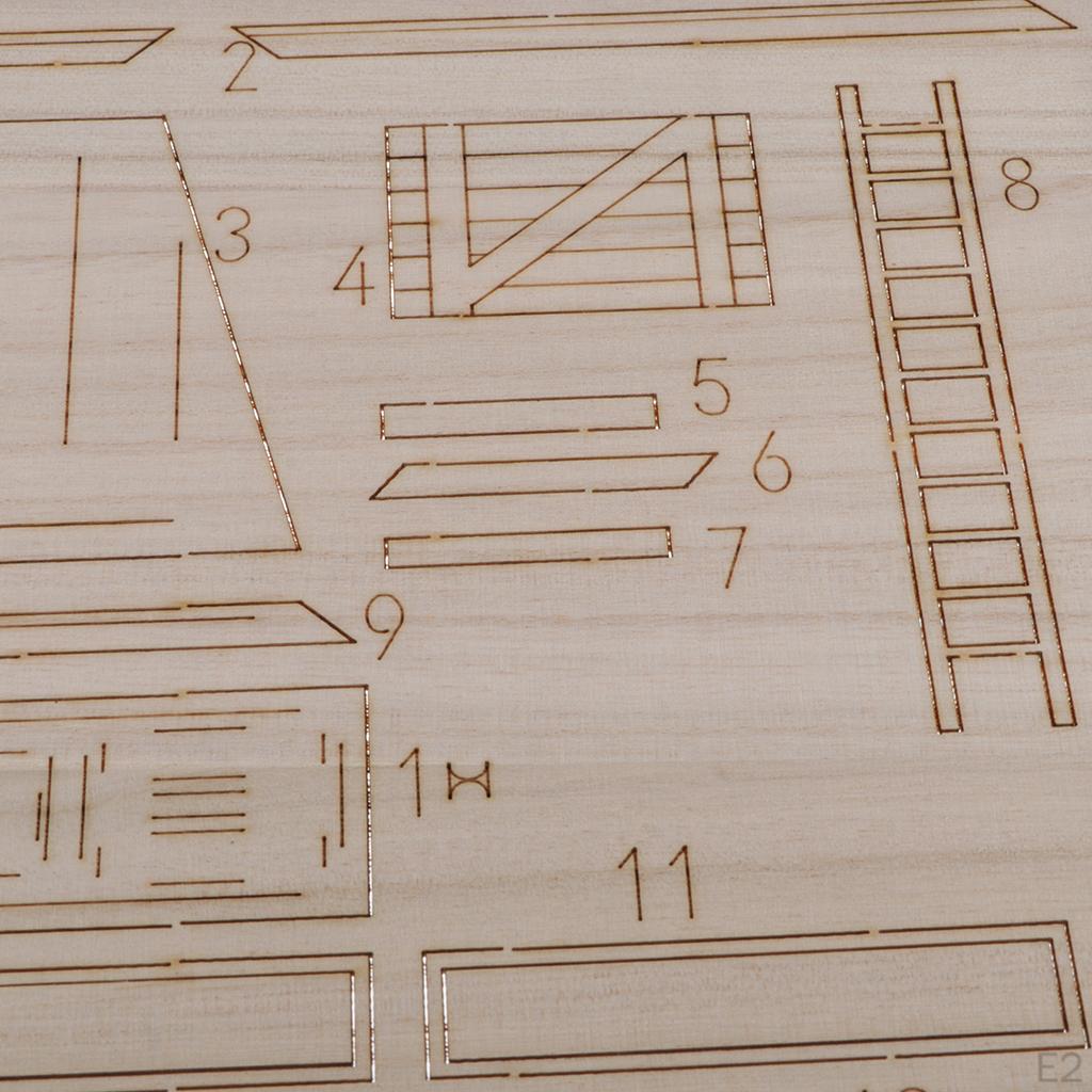 1:35 Scene Assembly Building For Table Model Accessory