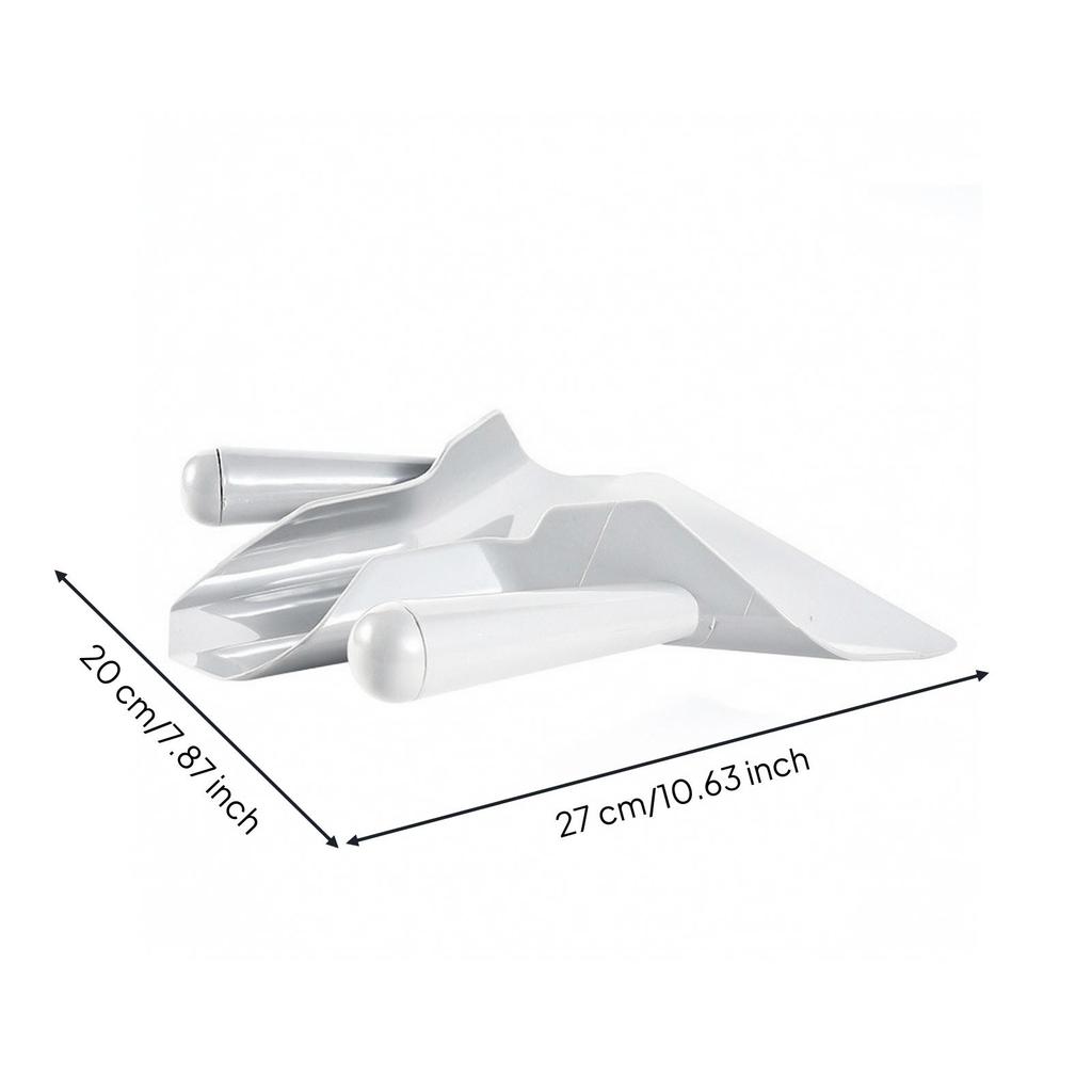 Plastic Food Scoop Smooth French Fry Multi-Purpose for Concession Stand