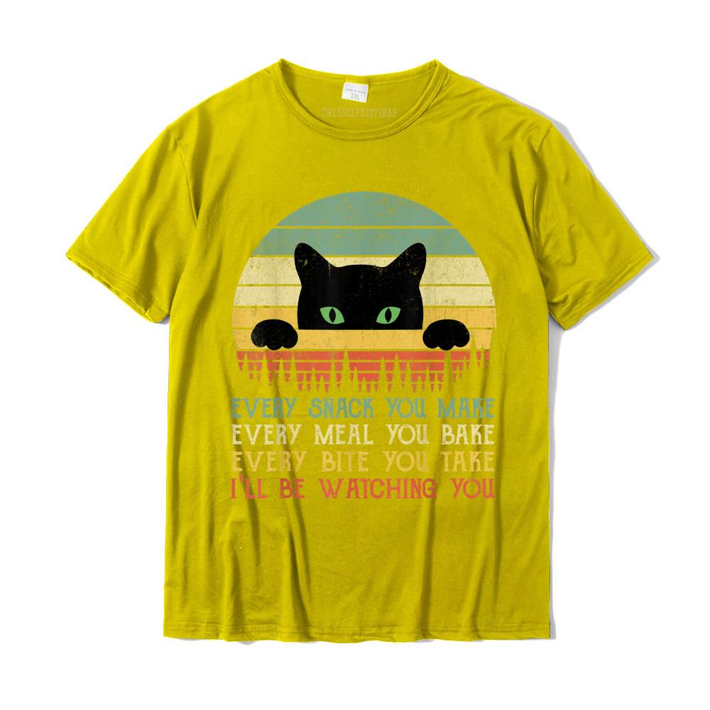 Every Snack You Make Cat Funny Cat Mom Cat Mama Cat Dad T-Shirt Cotton T Shirts For Men Custom T Shirt Rife Printed