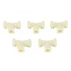 5pcs 3 Way T Hose Connector Replacement for Jura Coffee Machine T Type Fluid Connector With O Rings Clamps