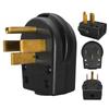 Heavy Duty 50Amp 125/250V 4 Poles Electrical Plug NEMA 14 50P PD1450PA For Commercial Dryers
