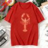 Lobster Graphic Printed Tshirt Lobster Lover Gift Shirt Unisex Unisex Cotton Short Sleeve Casual Fashion Summer Short Sleeve