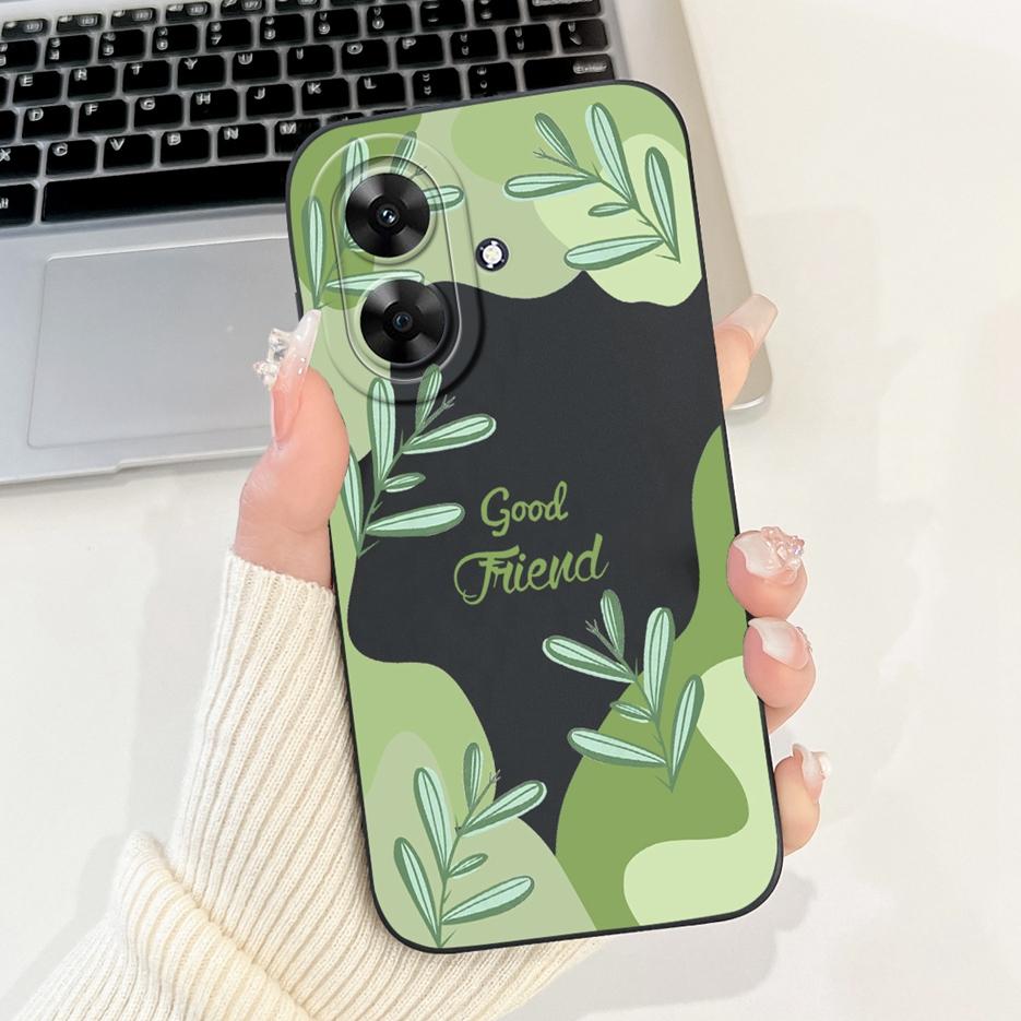 Für Realme Note 60 Hülle Luxus Kunst Bemaltes Cover Stoßfest Weiches Silikon Handyhülle Für Realme Note 50 Note50 Note60 Rückseite