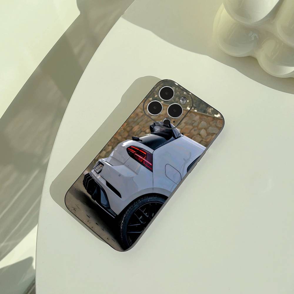 Car -G-Golf R 7 GTI Phone Case For iPhone 17,16,15,14,13,12,11 Pro Max,16/15/14Plus,XS Soft Black Cover