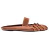 Zara Fashion Slip-On Anti-Wear Closed-Toe Slippers Women slippers Rust-Brown 3596610708
