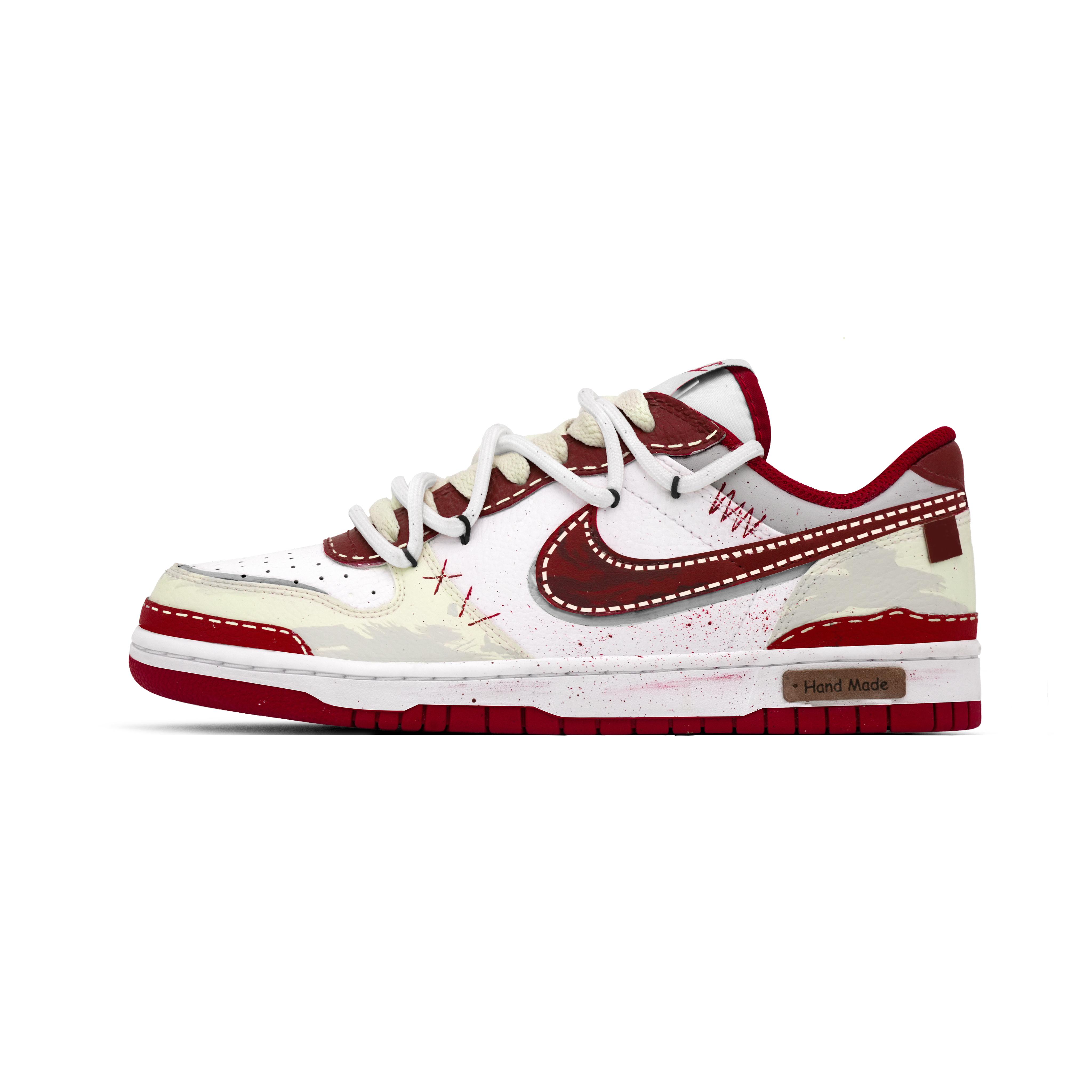 

Nike Big Evening Drink Love Confession Low top Skateboard Shoes Men s Red 355152-150(Team2304-) 42.5