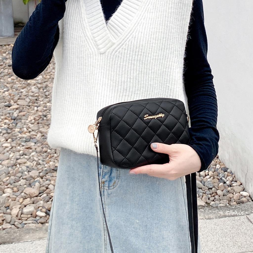 Square Shoulder Bag for Women Vintage Solid Color Square Crossbody Bags Suitable for Women Girls Gift