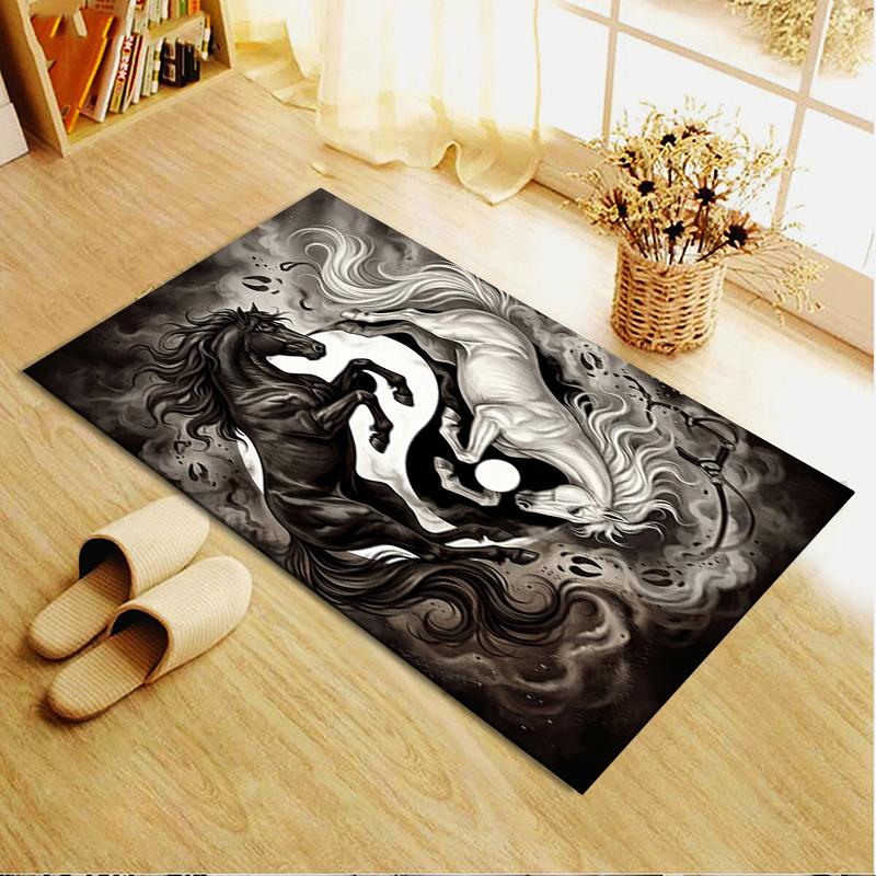 2025 New Tai Chi Animals Carpet Rug for Living Room Bedroom Home Sofa Decoration,Kids play Non-slip Floor Mat105