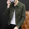 Men's Autumn 2023 Korean-Style Denim Jacket - Trendy, Handsome, Social Young Men's Fashion Z