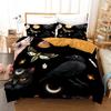 Death Moth Duvet Cover Set Queen Size Phase Space Comforter Cover for Boys Abstract Exotic Aesthetic Bedding Set Dark Art
