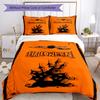 Halloween Bedding Set Breathable Duvet Cover with Pillowcases Decorative Bed Linen for Bedroom Home Decoration Birthday Gift