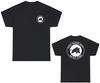 Black Panther Party People Power Logo Men's White Black T-Shirt Size S To 5XL