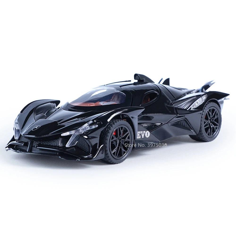 1/32 Apollo EVO Scale Alloy Sport Car Model Diecasts Vehicle Model with Light Sound Pull Back Car Toys for Child Birthday Gifts