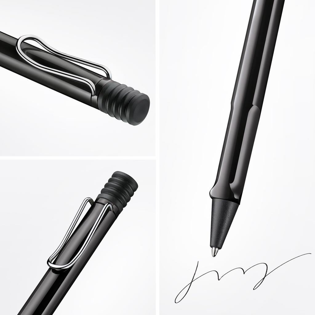 LAMY safari Kugelschreiber, glänzend schwarz - Kunststoffkörper