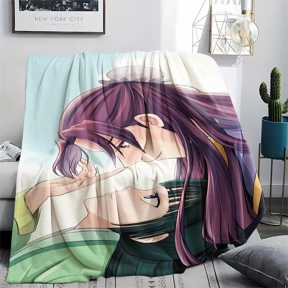 Jinshi and Maomao Print Flannel Blanket,High quality Comfortable for All Seasons,Home Decor,Warmth and Comfort,Perfect for Christmas Gifts