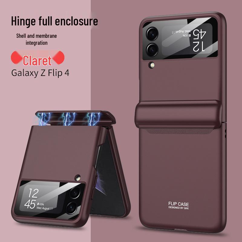 Samsung Z Flip4 Magnetic Frosted Hard Shell Case - Full Coverage, Foldable Protection Samsung Galaxy Z Flip4