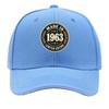 Vintage Born In  Emblem Sandwich Baseball Cap Sun Cap Outdoor Workouts Hat