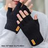Winter Warm Fingerless Gloves Thicken Touchscreen Gloves New Knitted Gloves  For Men Women Gifts